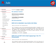 Tablet Screenshot of judoimtv.de